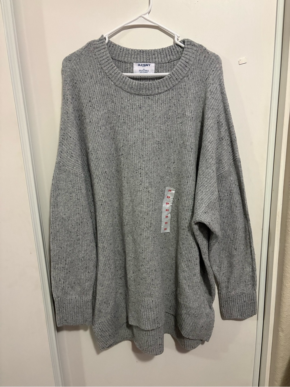 New Old Navy So Soft Crew Neck Pullover Sweater Women’s Size 3X Gray
